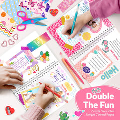 Axirata scrapbook-art-sheets reveal color and texture for creative journaling.