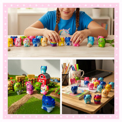 Squeezable Axolotl squishy toy promotes calm play