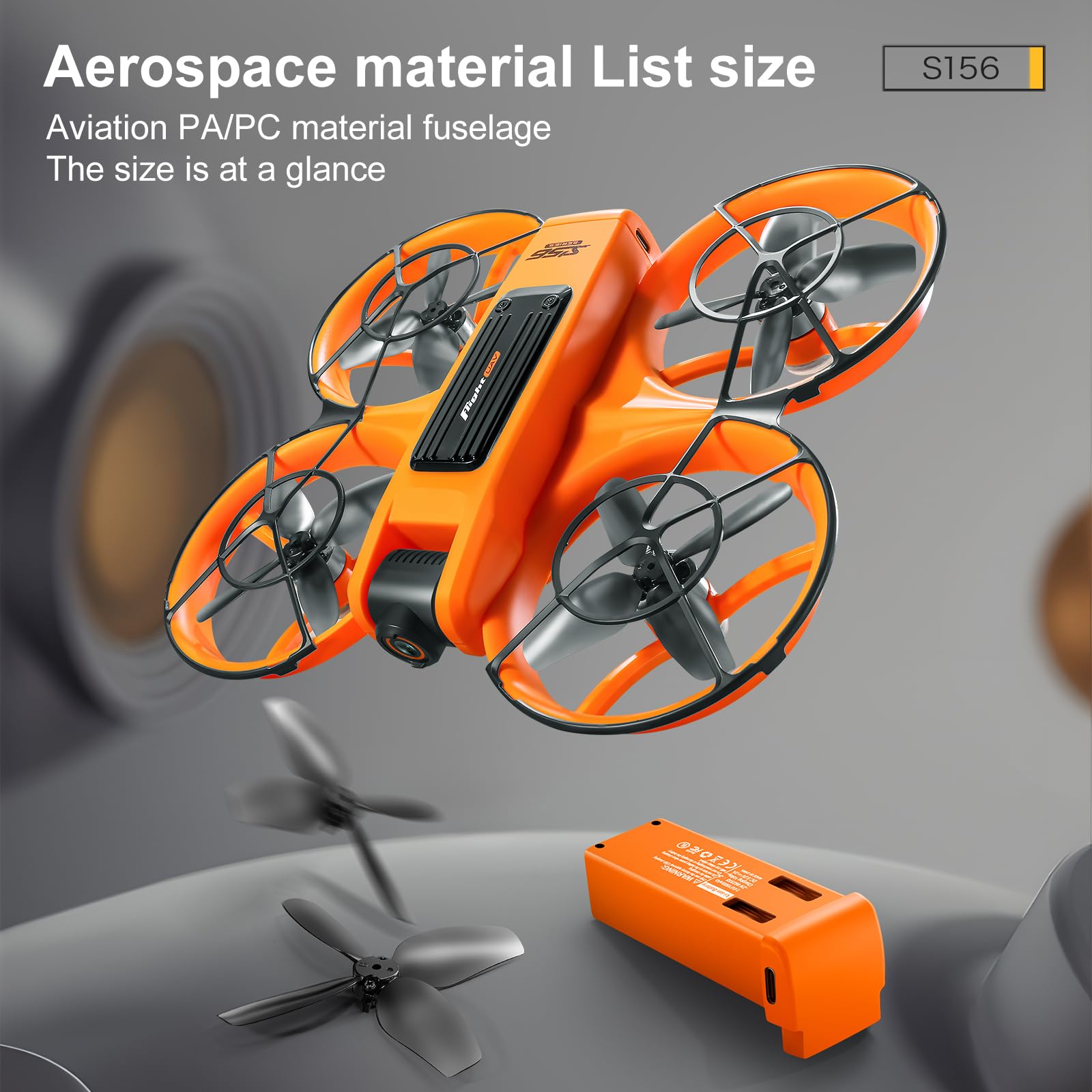 AxrumRC drone with optical flow positioning ensures stable hovering in varied environments.