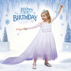 Axwcon Elsa dress care guide: hand wash to protect sequins and fabric