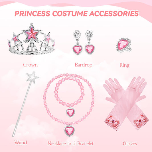 Axwcon Glinda dress crown and wand for a royal cosplay look
