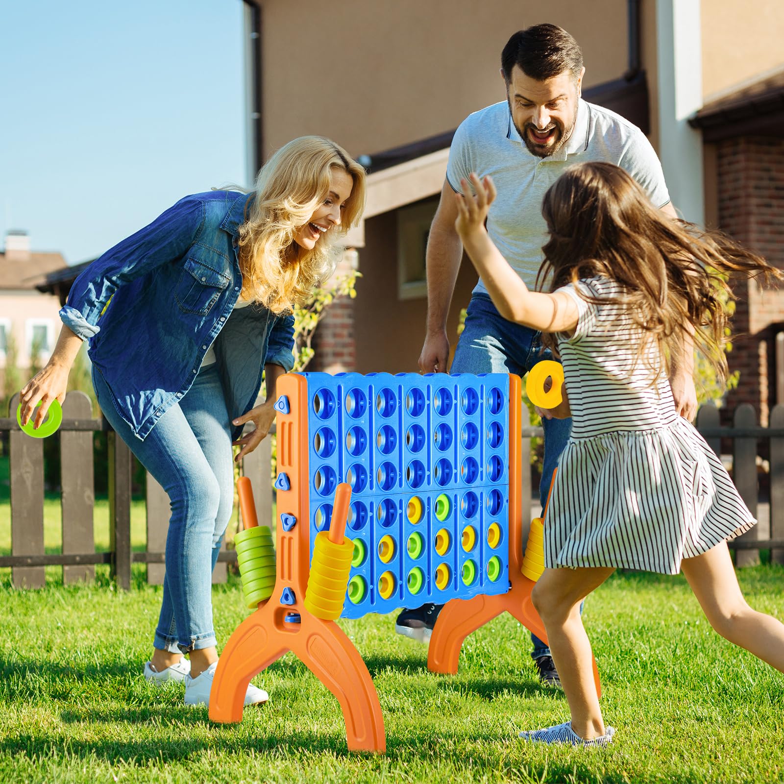 Ayeboovi weather-resistant design for outdoor play.