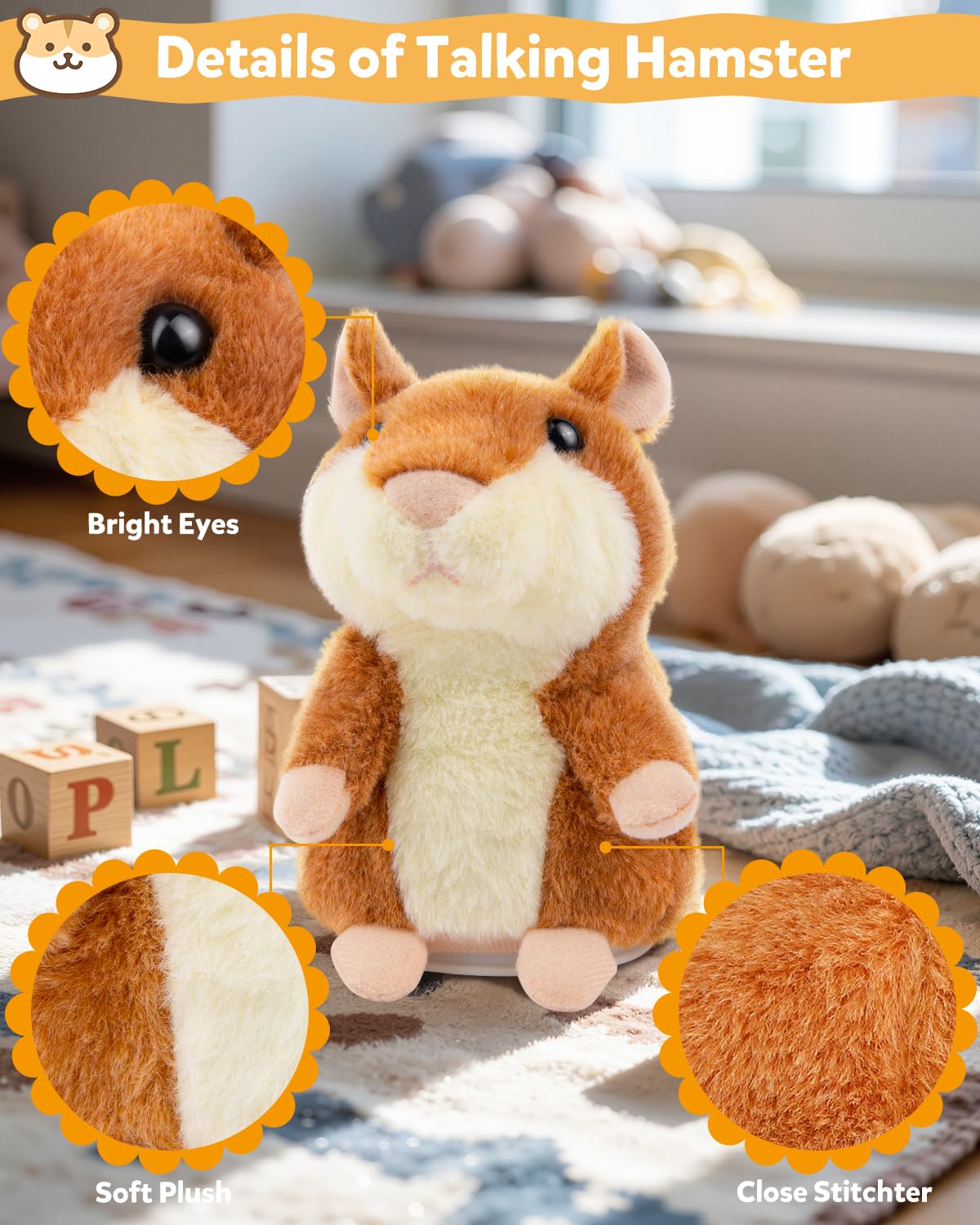 Ayeboovi hamster sharing jokes to brighten party moments and family fun.