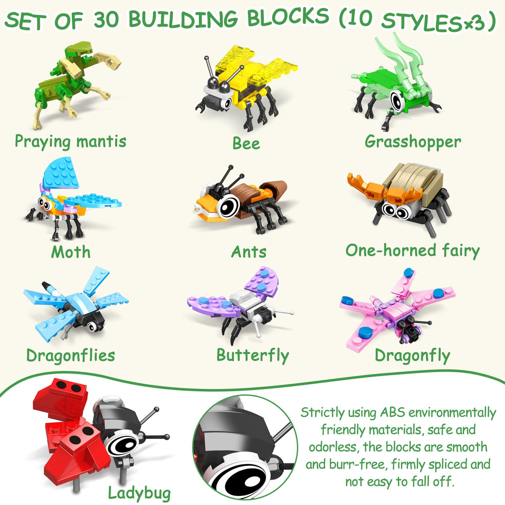 AYGXU classroom gift exchange kit featuring insect blocks for interactive play.