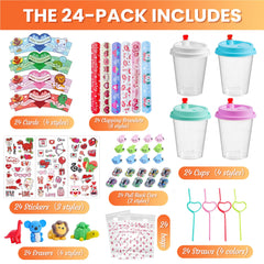 AYGXU cup holder cards personalize cups and encourage name labeling for classroom sharing.