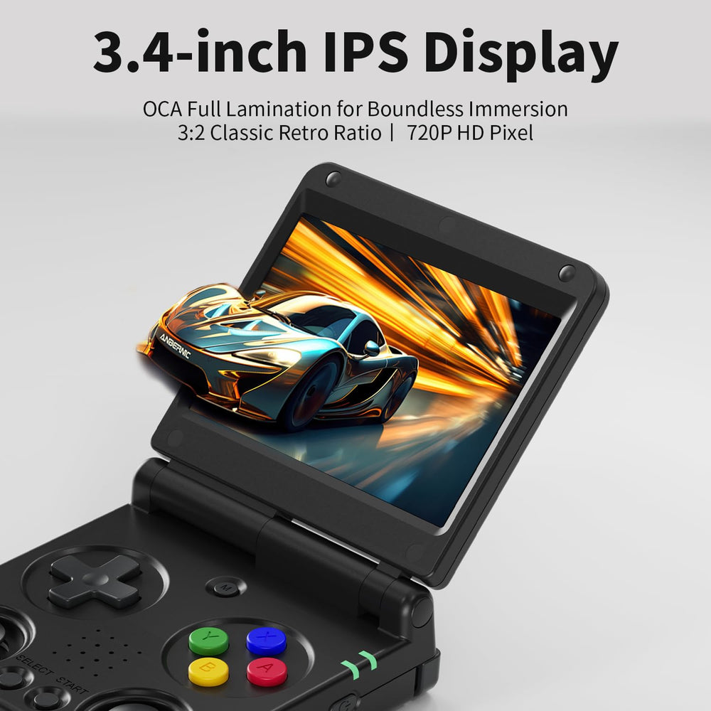 Ayhgicxt RG34XXSP 3300mAh battery enables long play sessions.