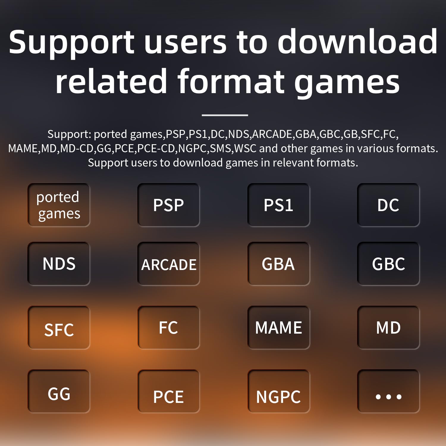 Ayhgicxt RG35XXH preinstalled 3,545+ games for varied retro libraries