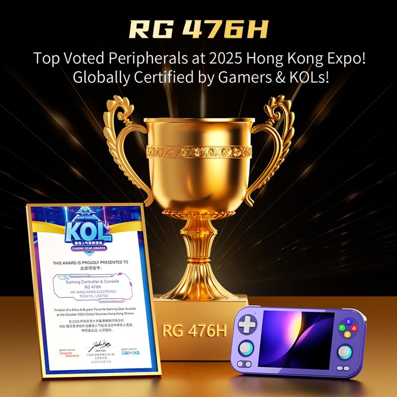 Ayhgicxt RG476H AI features support quick game recognition and translations