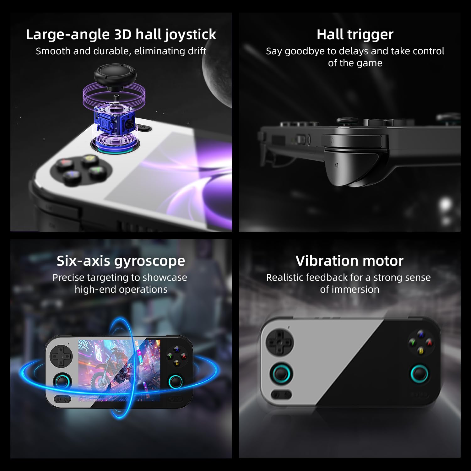 Ayhgicxt RG476H six-axis gyro and active cooling enhance gameplay