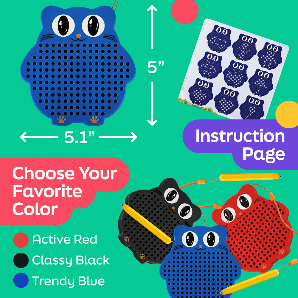 AYNAT FUN magnet stylus lets kids reset drawings on the beads.