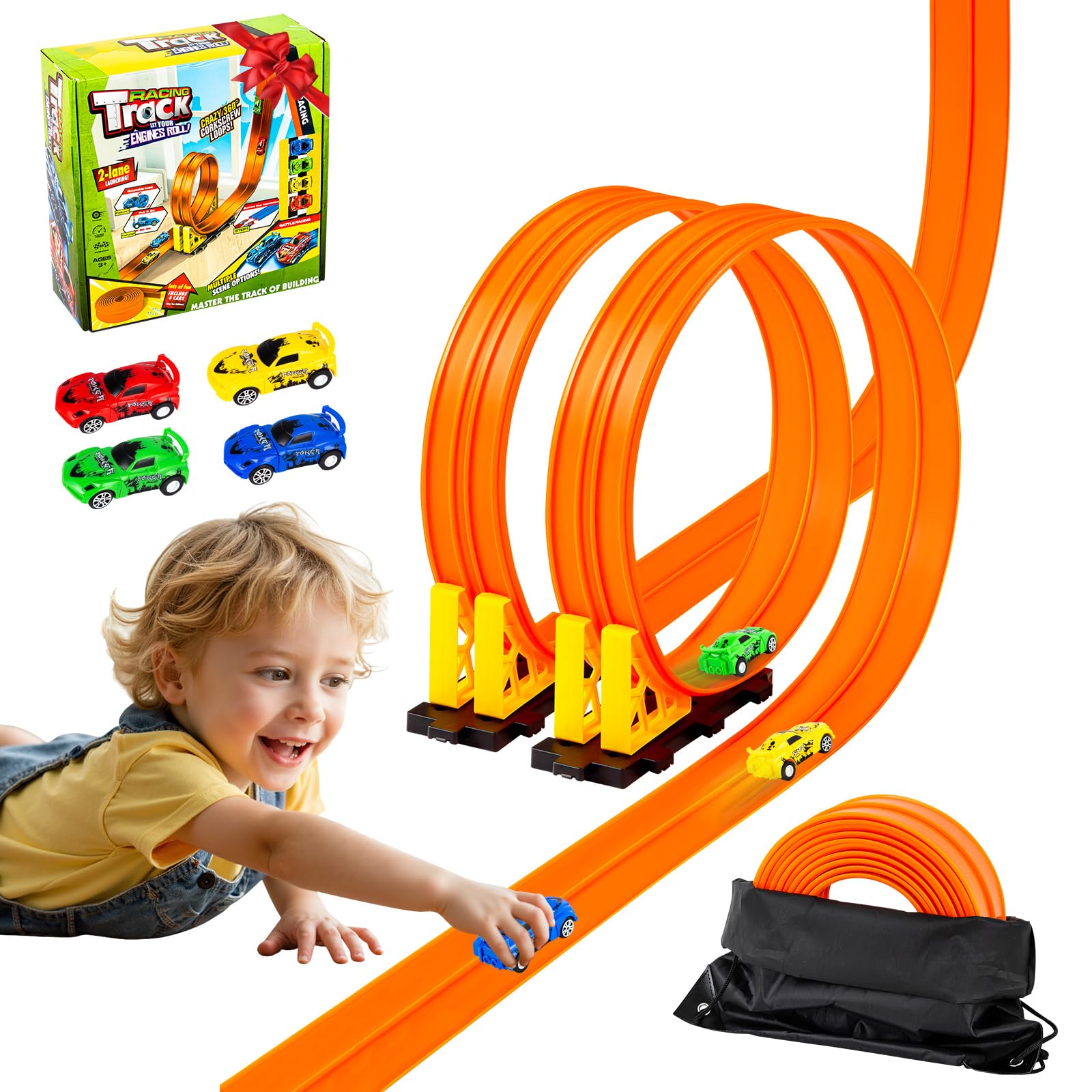 Aywewii 16.4 ft flex track rolled out for fast 1/64 scale car action