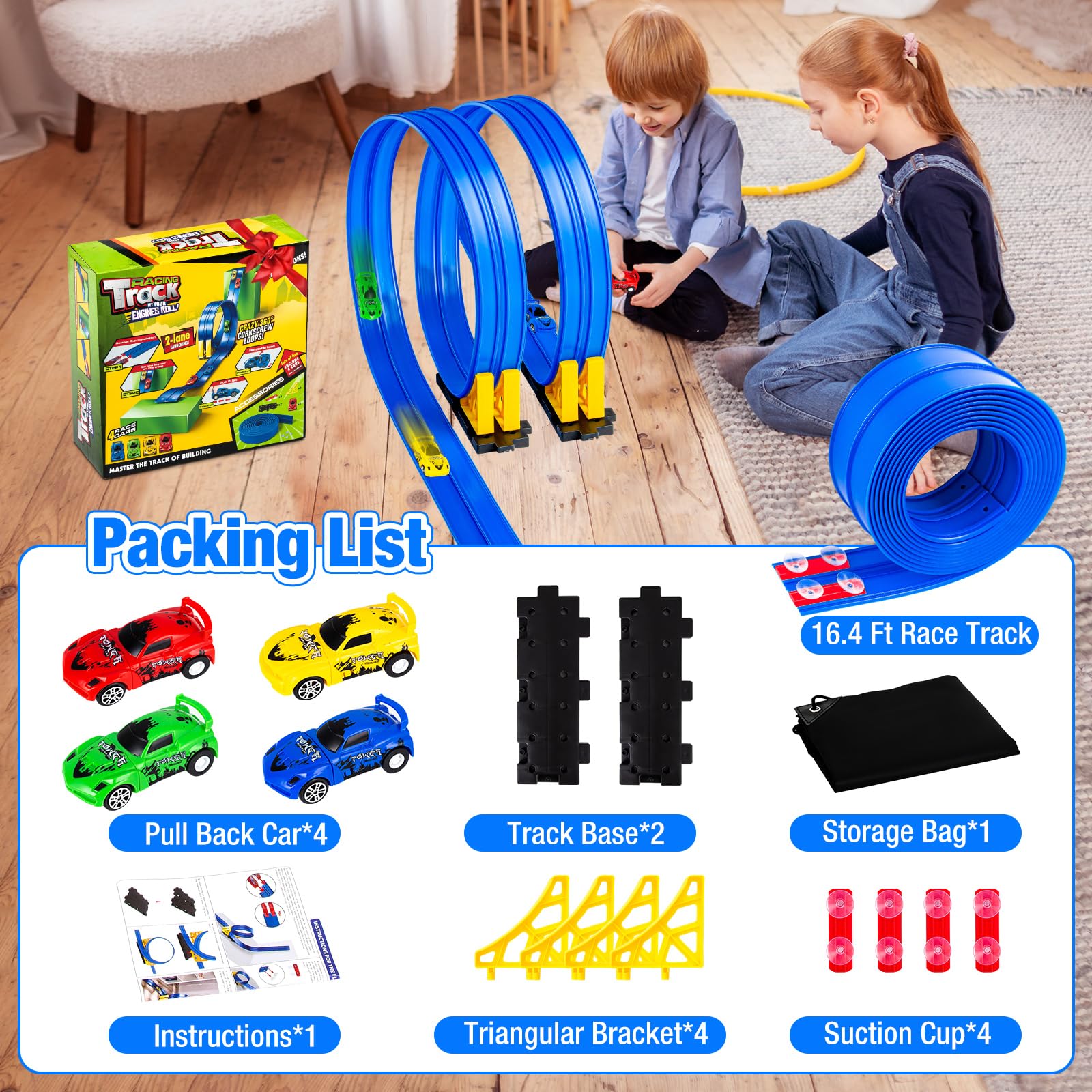 Gift-ready Aywewii Flex Tracks packaging suits birthdays and holidays.