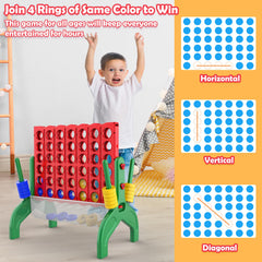 Aywewii Giant 4-to-Score dimensions show roomy playfield.