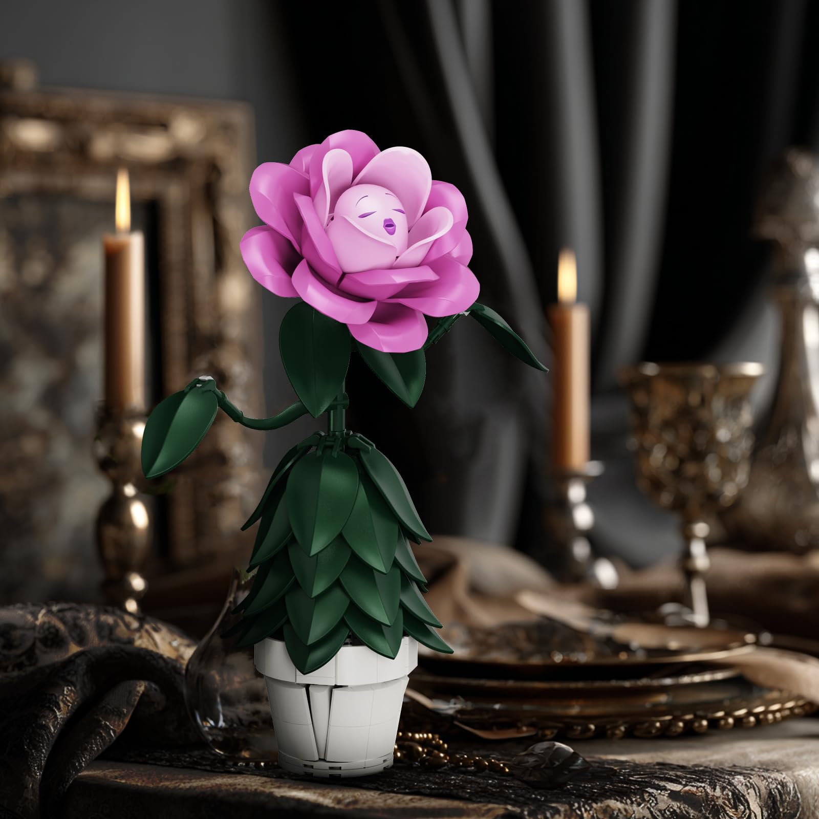 AZBHDTYS Wonderland Flower compact size fits as a centerpiece.