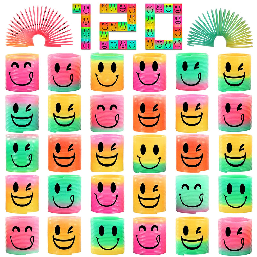 AZEN 120-pcs mini spring favors in rainbow colors for party bags and prizes.