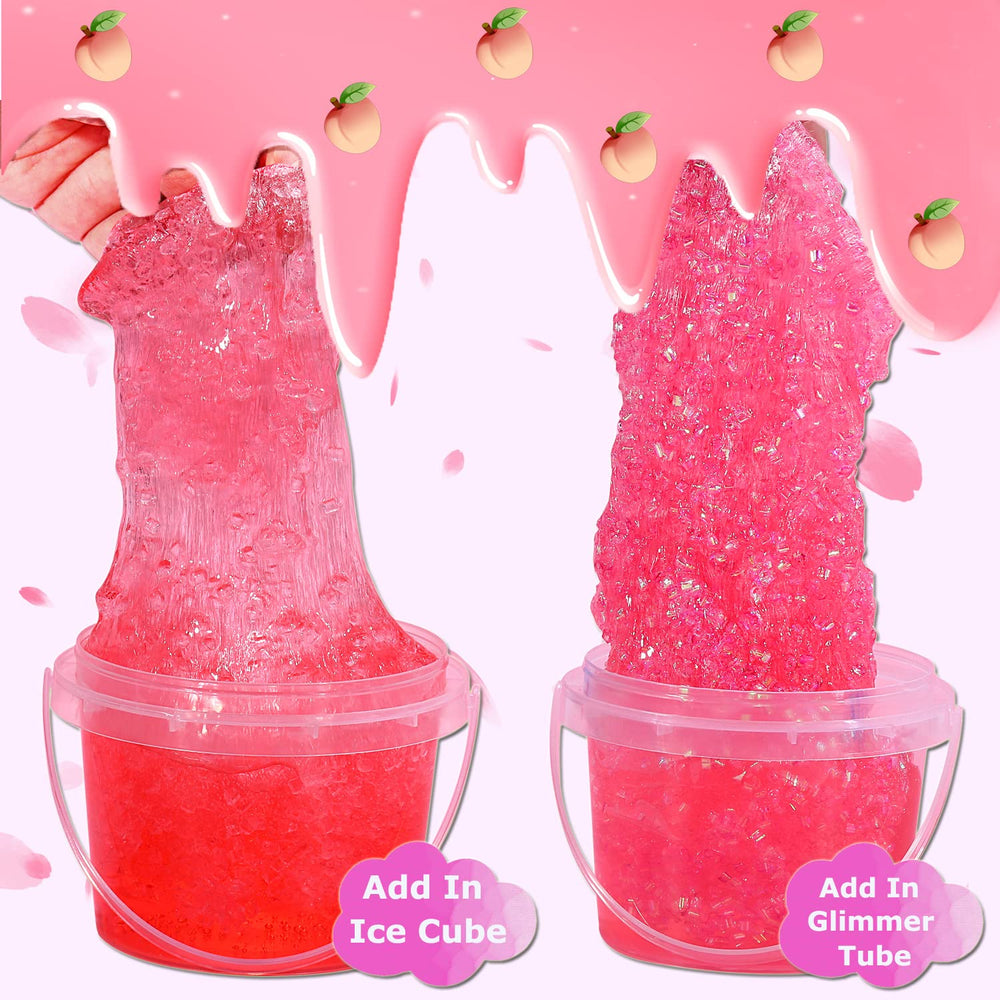 Azeperoy Peach Pink Jelly Cube with kids playing together