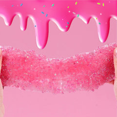 Azeperoy peach pink jelly cube slime as a fun party favor for kids