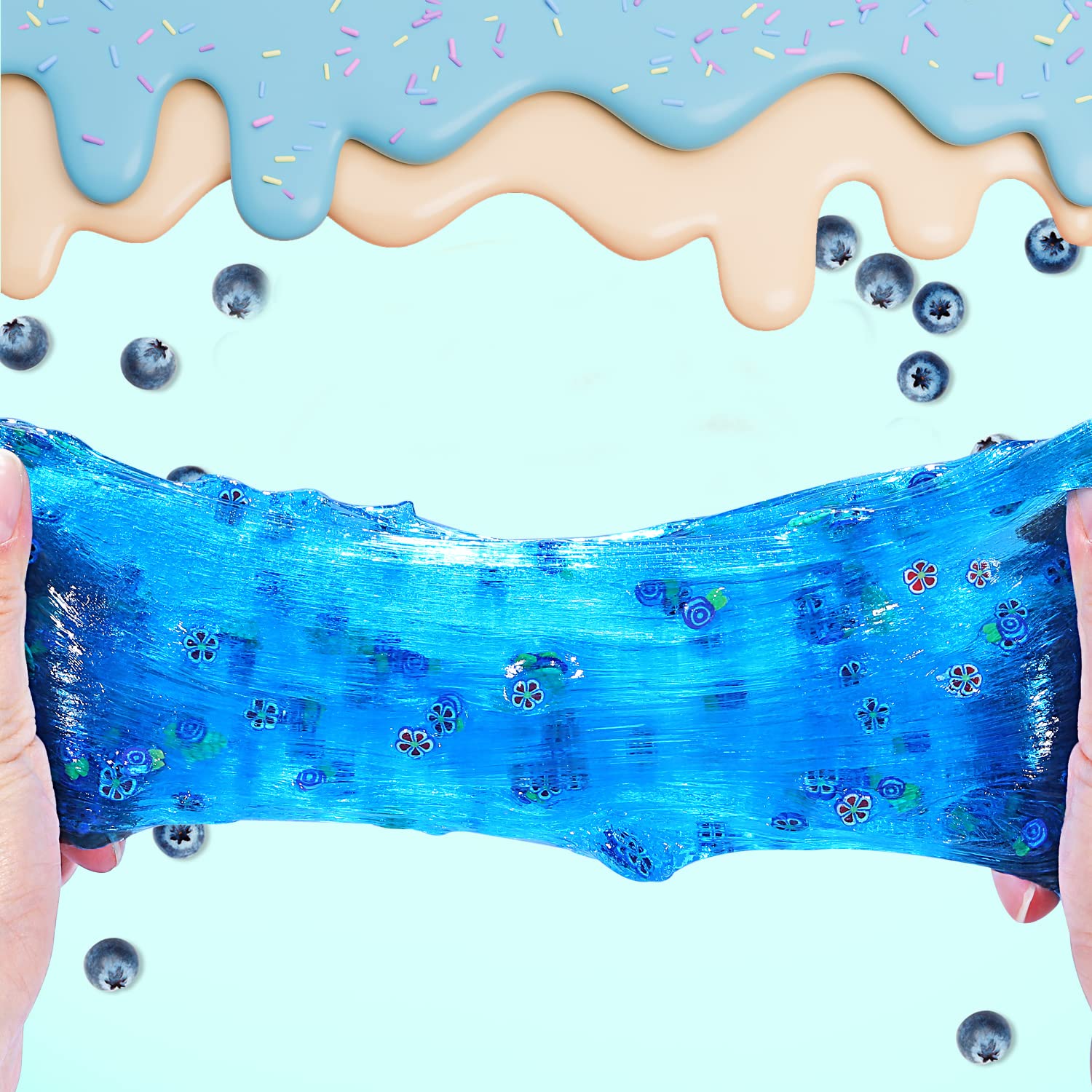 Azeperoy six add-ins set highlights candy confetti and glitter options.