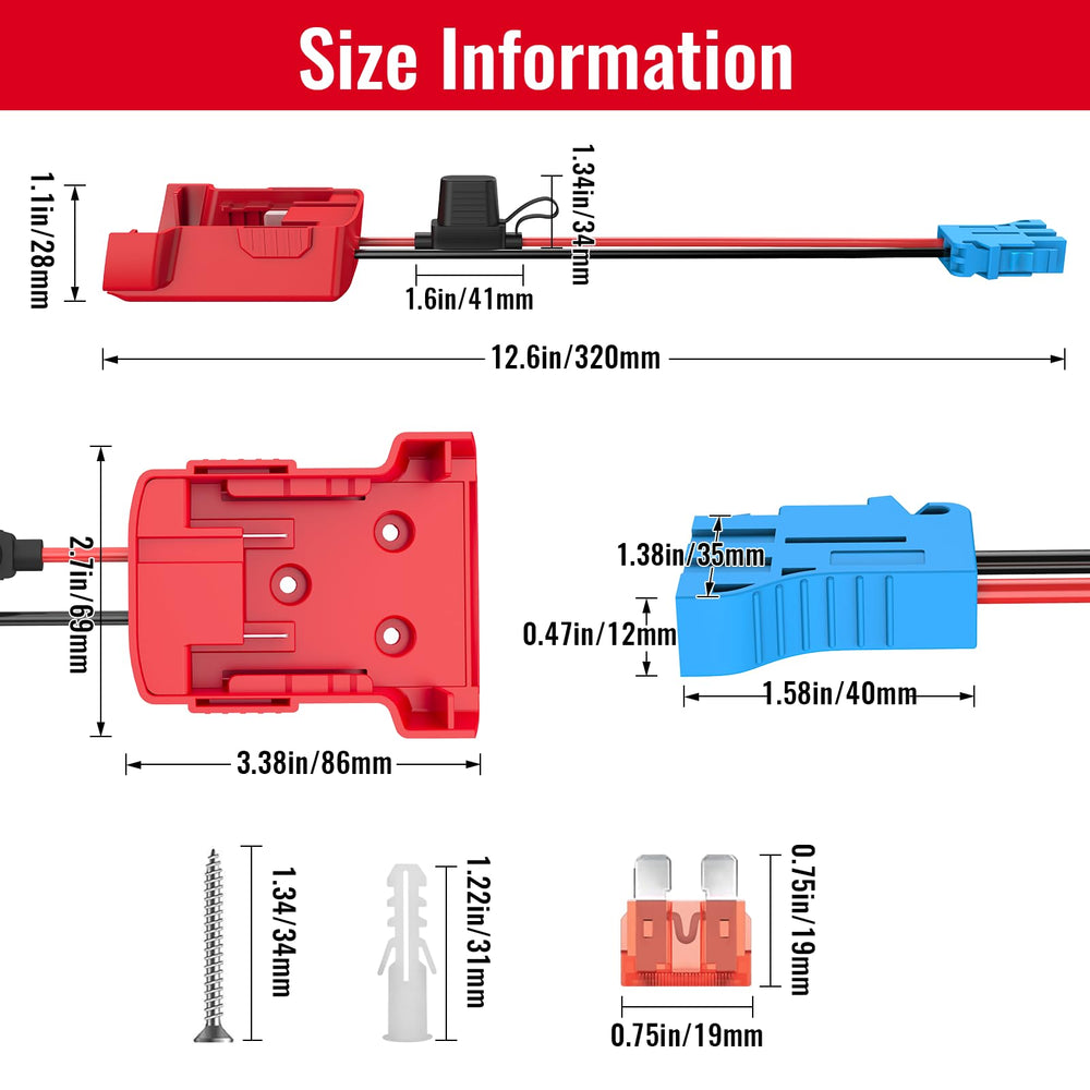 Azocek battery adapter attached to Milwaukee battery demonstrating a snug fit.
