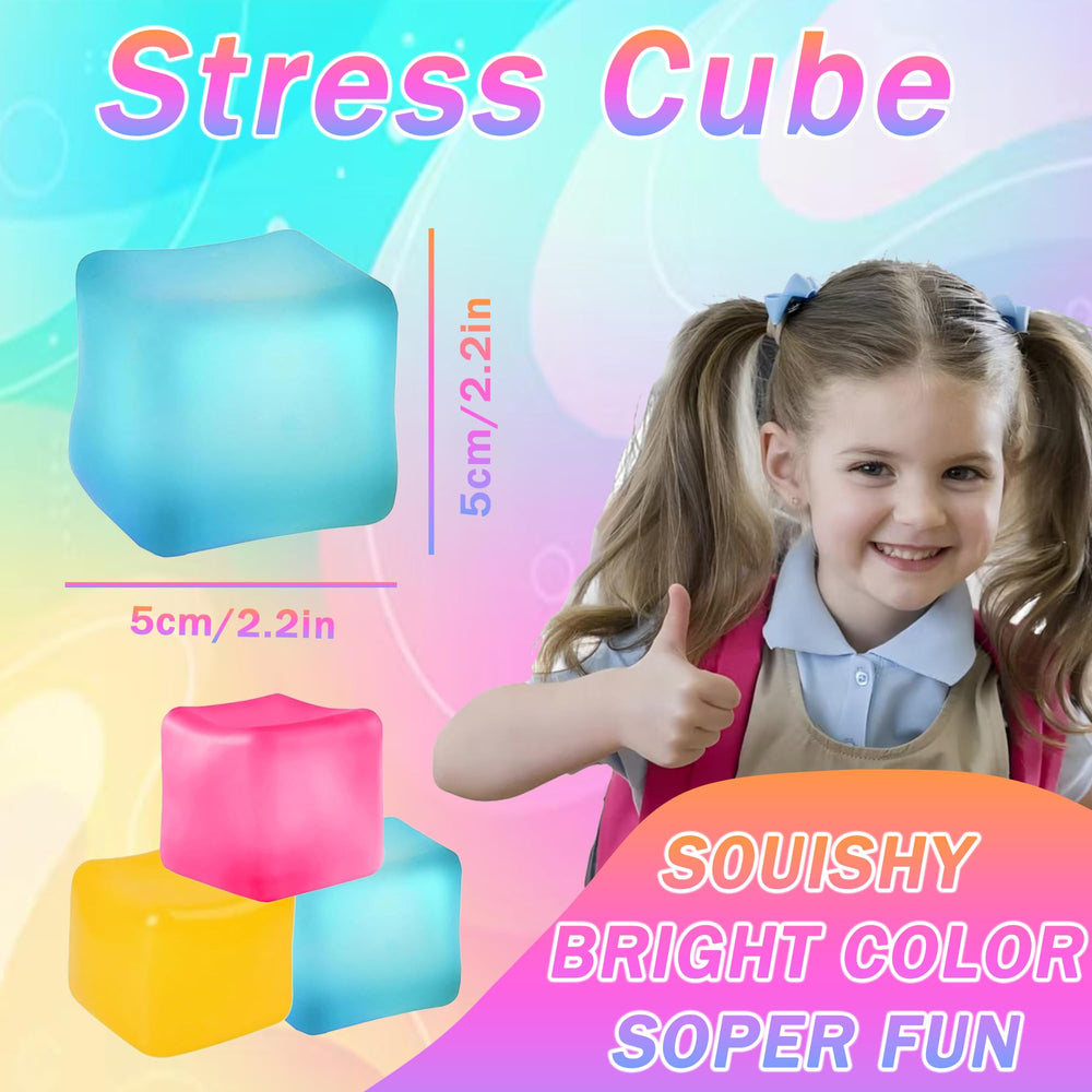 Azurphoric stress cube orange: compact desk companion for breaks