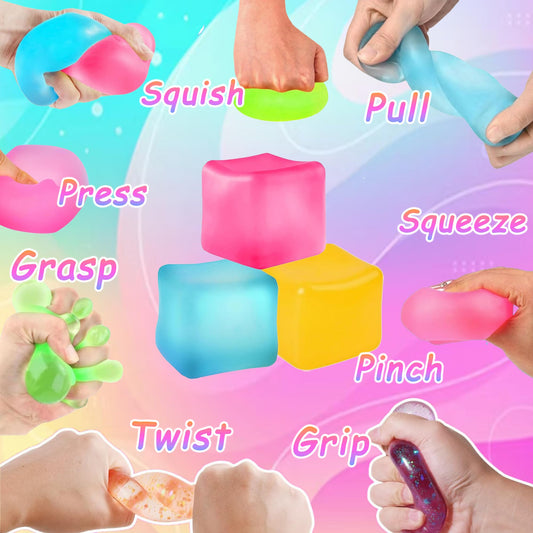 Azurphoric stress cube pink: portable focus tool for quiet work