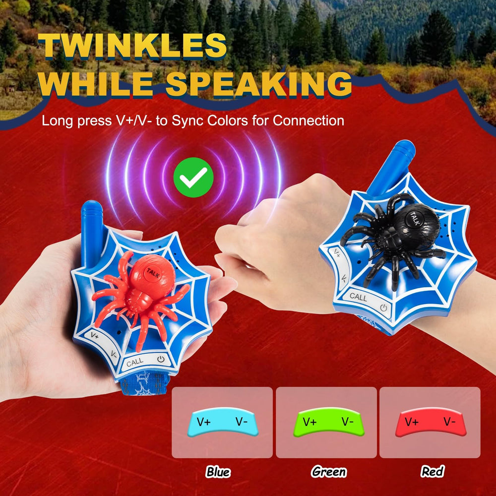 AZYFEI spider with glowing buttons helps kids find channels in dim light