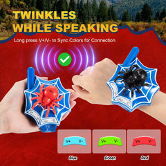 AZYFEI spider with glowing buttons helps kids find channels in dim light
