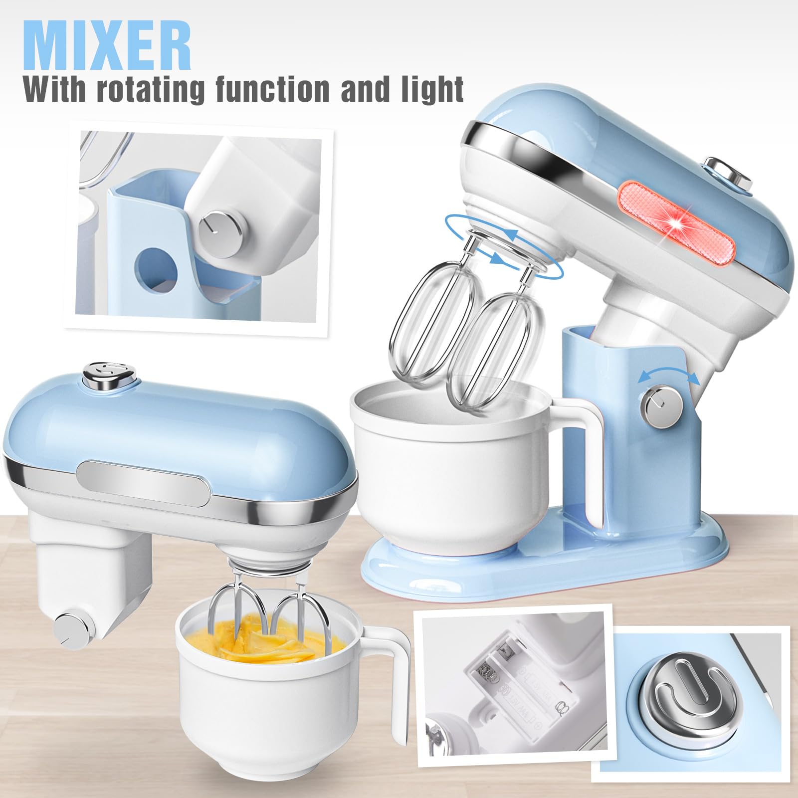 B Bascolor blender with mixing action for creative drink making.