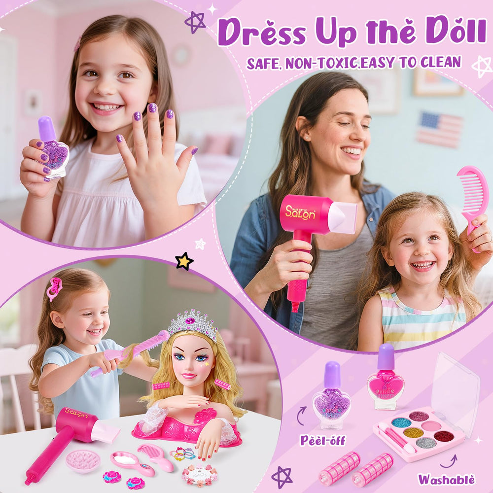 B Bascolor daisy clips and hair accessories for decorative styling