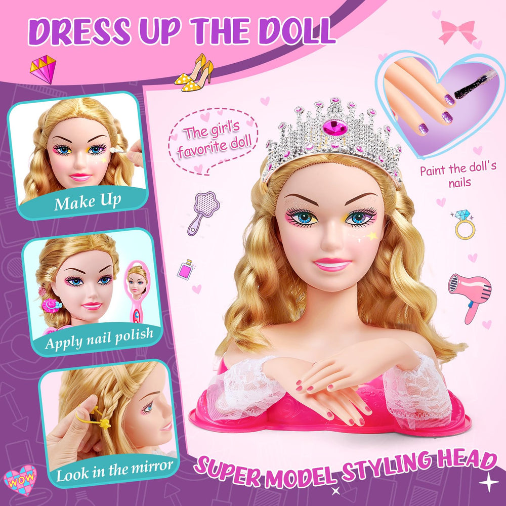 B Bascolor comb, mirror, and hair rollers for complete salon setup