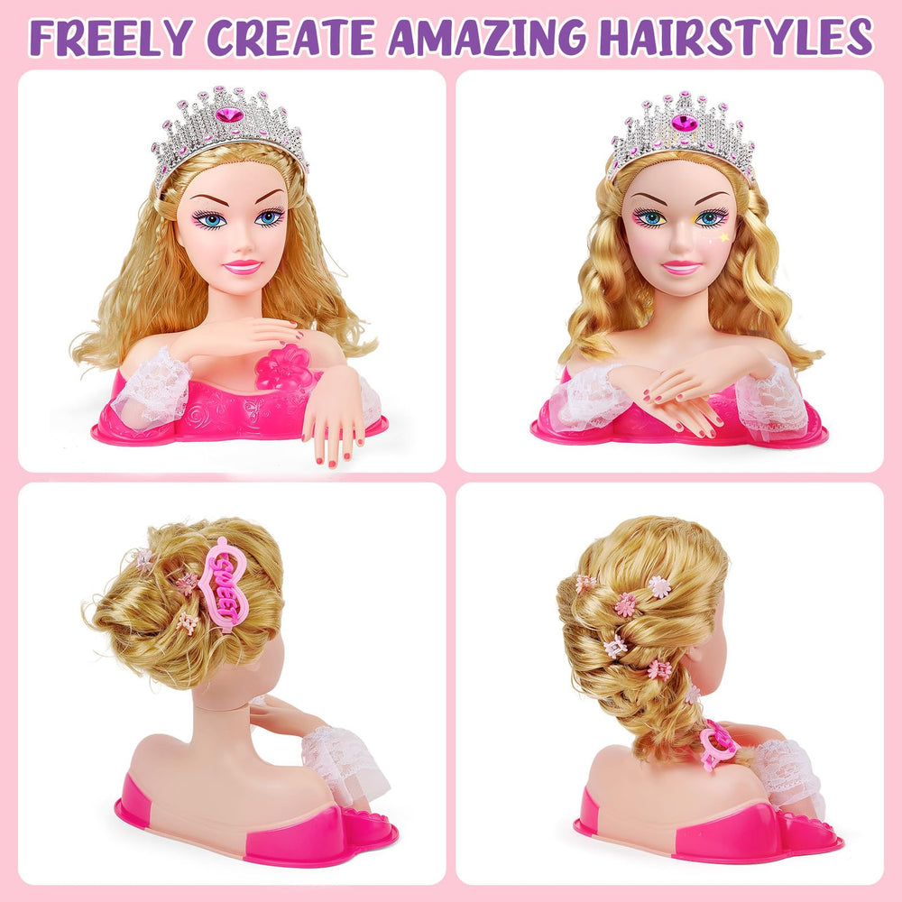 B Bascolor kids salon playset for birthdays and imaginative grooming