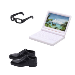 Babeilei doll computer accessory supports imaginative workspace during play.