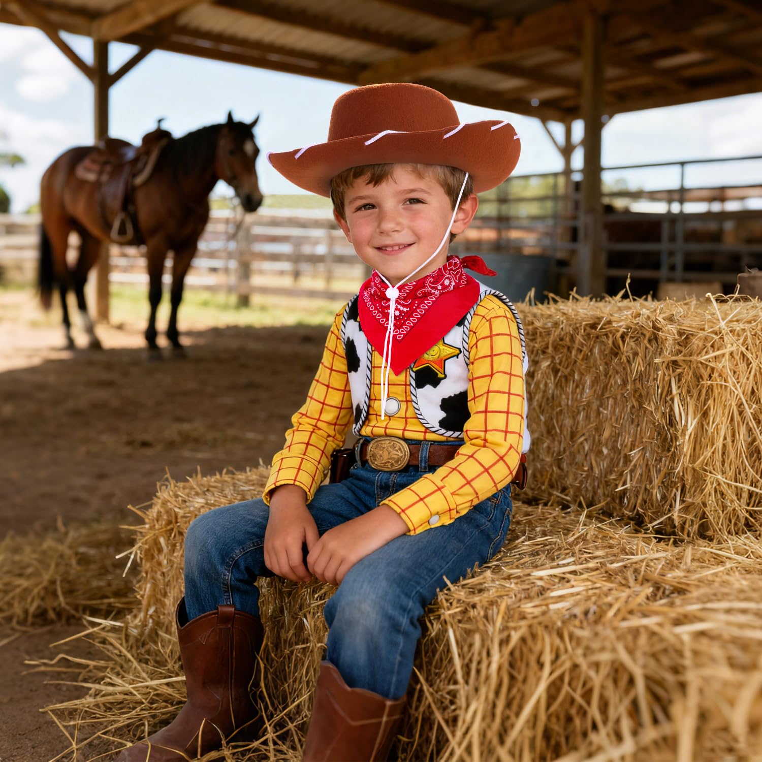 Babelshar red bandana print offers vibrant, fade-resistant accessory for kids