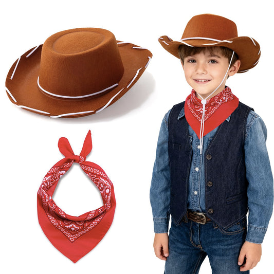 Babelshar toddler cowboy hat with brim offers sun shade for outdoor play