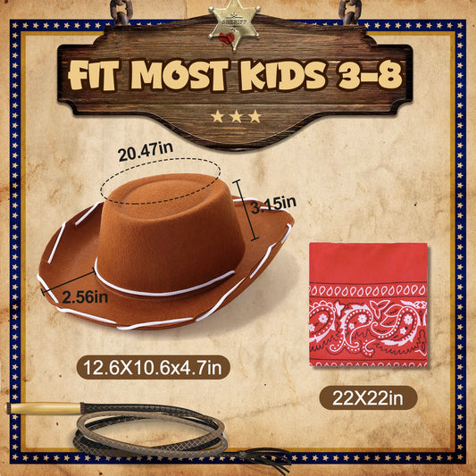 Babelshar toddler cowboy hat front view with classic Western style for daily wear