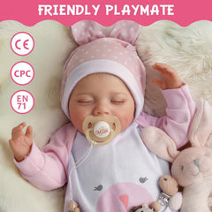 BABESIDE 20 inch doll with soft body for lifelike heft