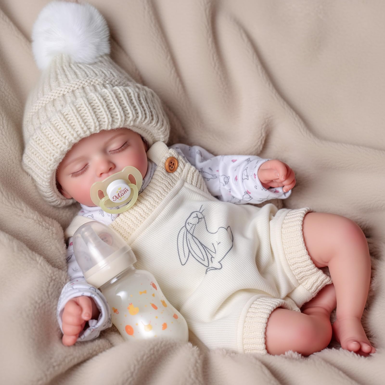 Non-toxic materials ensure safe everyday cuddling with the BABESIDE doll.