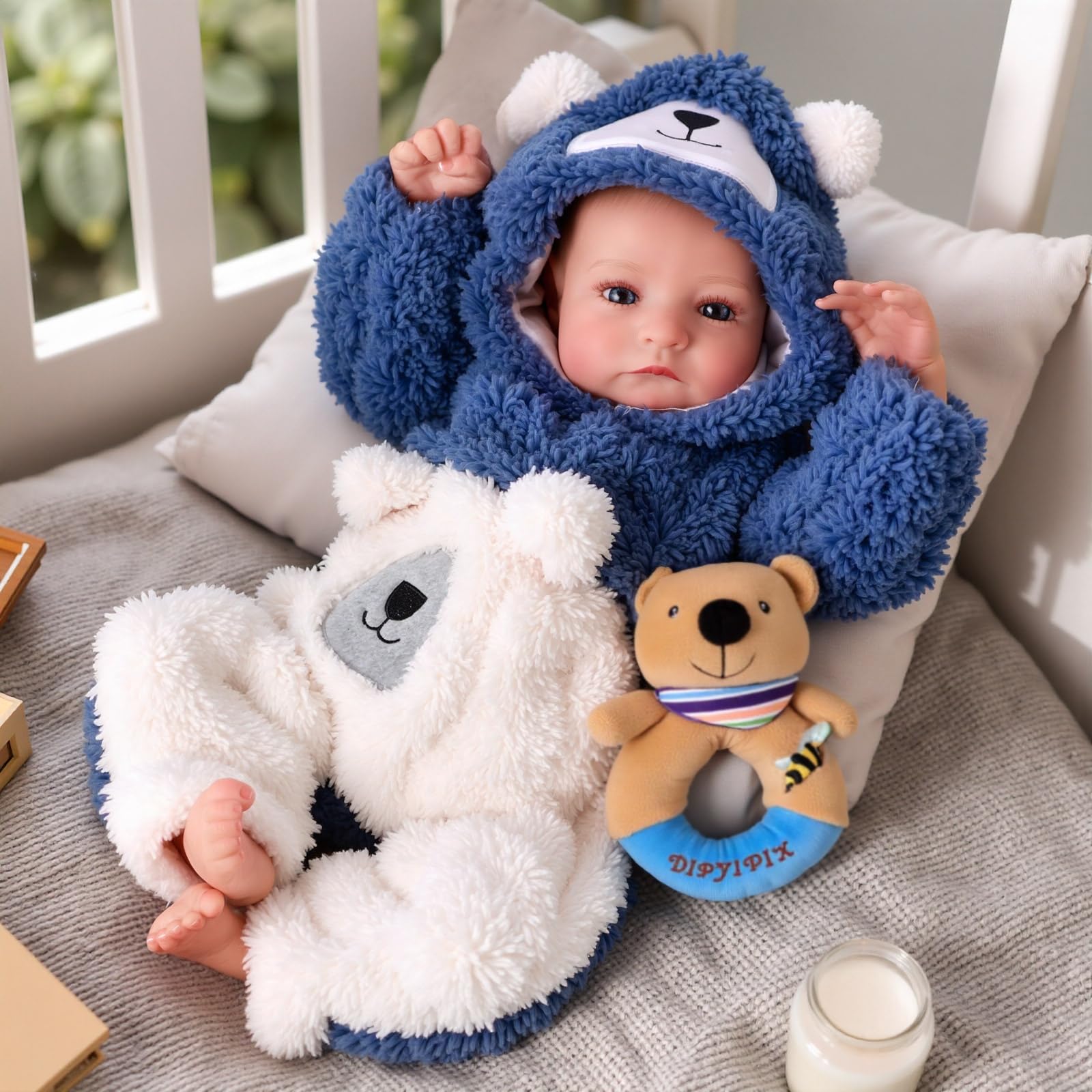 BABESIDE Aiden 17-inch front view doll for imaginative play
