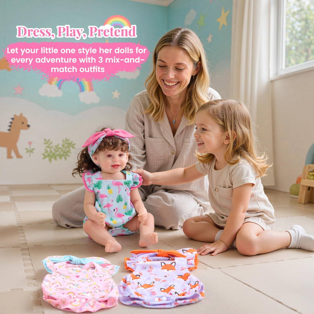 BABESIDE animal-themed outfit with unicorn print for joyful dress-up