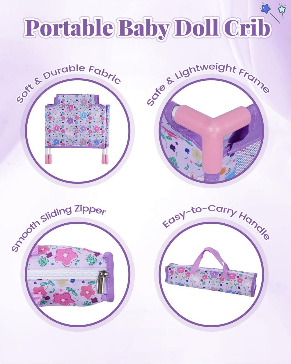 BABESIDE doll accessories pack inspires imaginative play.