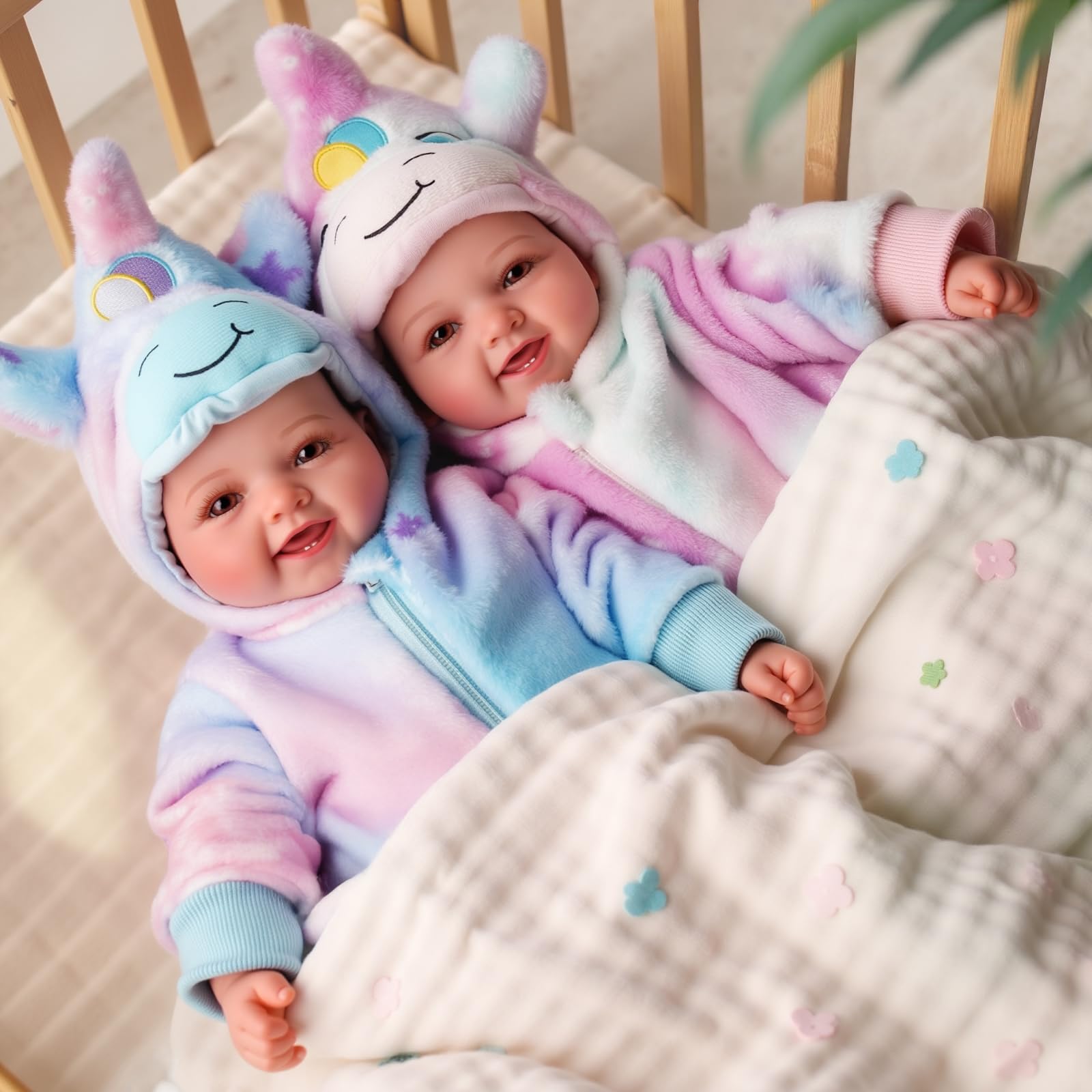 BABESIDE dolls with hand-rooted eyelashes enhance gaze realism