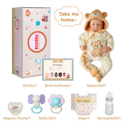 BABESIDE Birth certificate, clothes, gift box for a complete gift-ready package.