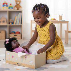 BABESIDE Black Reborn gift box – ready to gift and delight young doll enthusiasts