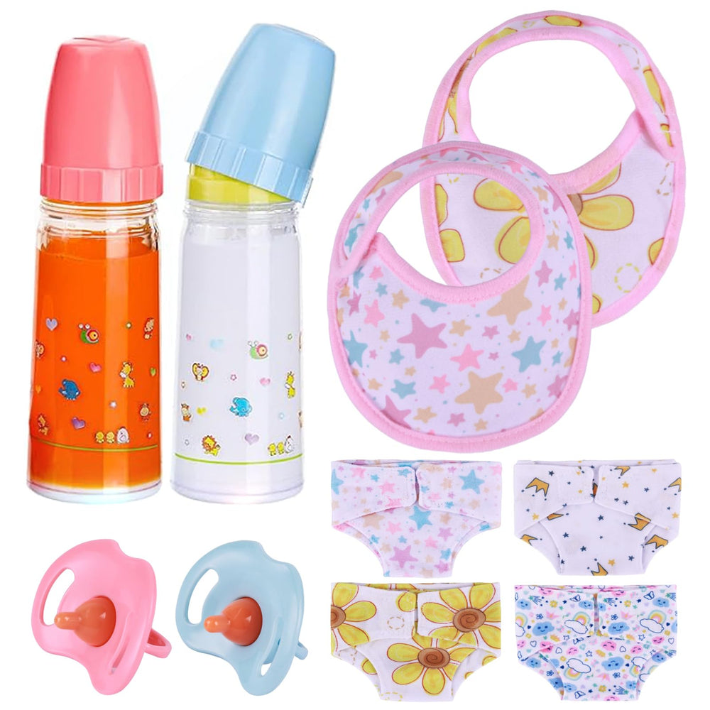 BABESIDE bottle with disappearing milk for realistic feeding play with 12–15 inch dolls