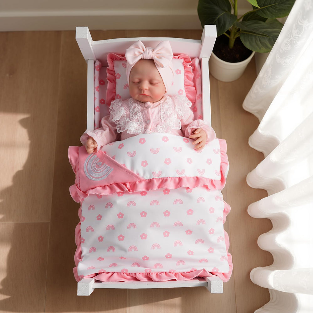 Babeside compact design fits most doll beds for versatile setups.