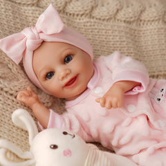 Babeside curled hands and preemie look enhance lifelike charm.