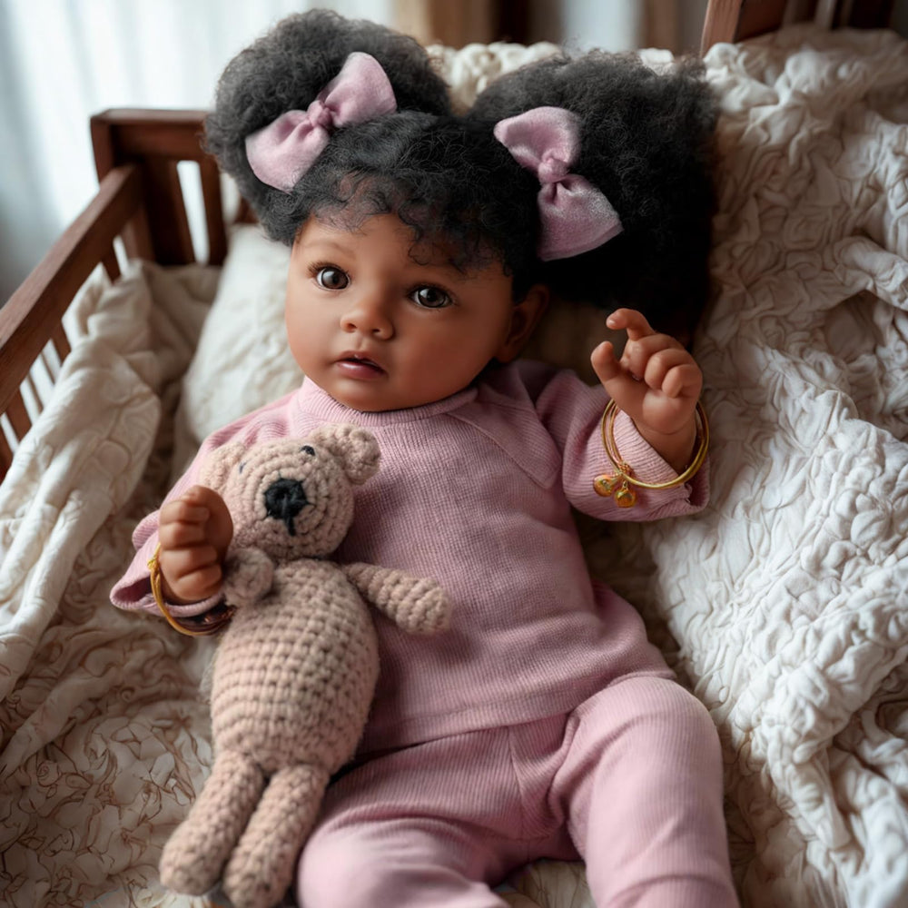 BABESIDE Daisy bright brown eyes enhance expressiveness for storytelling and companionship.