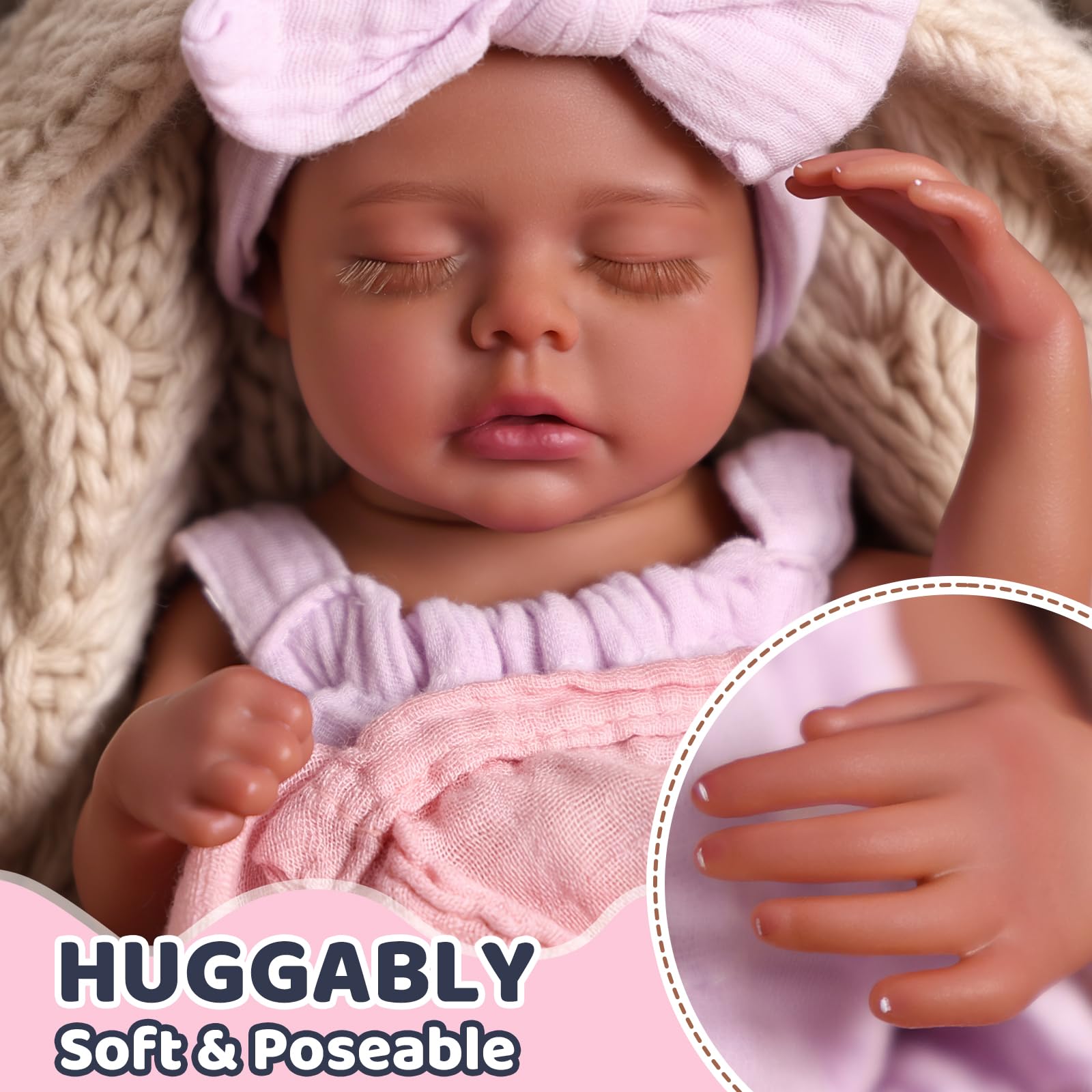 BABESIDE Daisy safety-certified for ages 3+ with non-toxic materials.