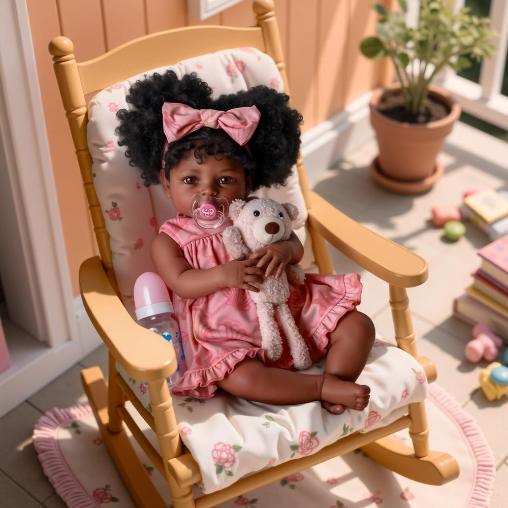 BABESIDE Daisy soft-cloth body feels warm and cuddly to hold for comfort