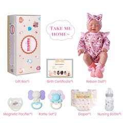 BABESIDE Dara 50 cm vinyl limbs offer realistic weight and tactile detail.